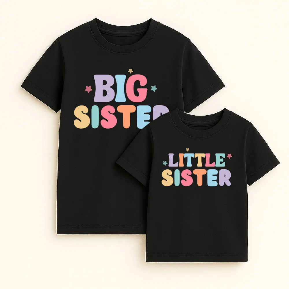 To The Stars Sisters Matching T-Shirts Black girls dresses outlet