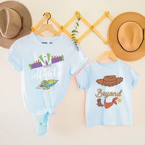 To Infinity & Beyond Matching Blue T-shirts baby bump outfits discount