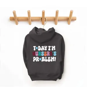 Today I'm Nursery's Problem Kids Back Logo Hoodie boys fashion clearance