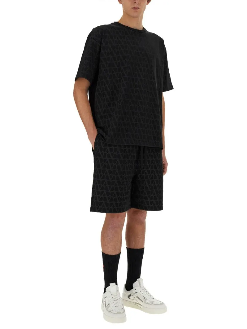 Toile Iconographe" Print Bermuda Shorts