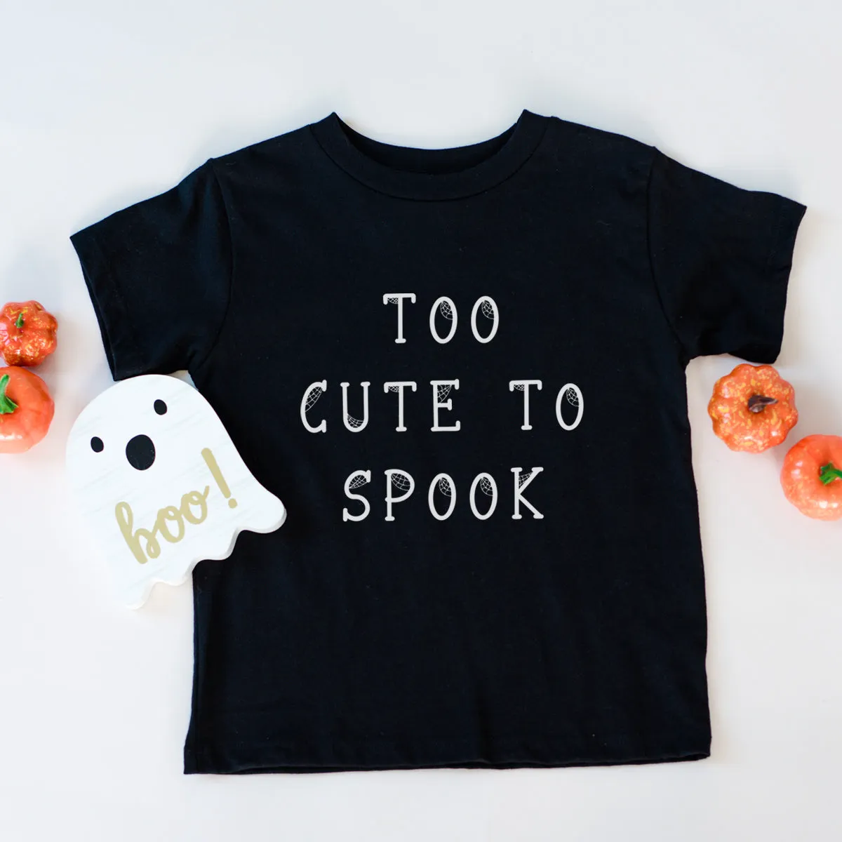 Too Cute To Spook Kids Halloween T-Shirt boys apparel promo code