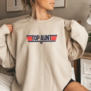 Top Aunt Movie Sweatshirt Auntie Clothing - trendy auntie clothes sale