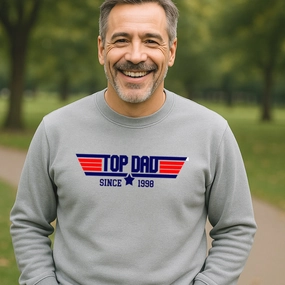 Top Dad Since Personalised Sweatshirt dad jeans best price
