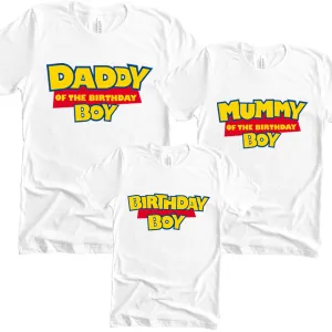 Toy Inspired Daddy/Mummy & Birthday Boy Matching Tees boys clothes cheap sale