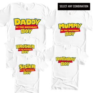 Toy Inspired Daddy/Mummy & Siblings Birthday Boy Matching Tees boys clothes cheap sale