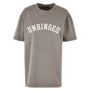 Unhinged College Oversized Acid Wash Tee pregnancy jeans best price
