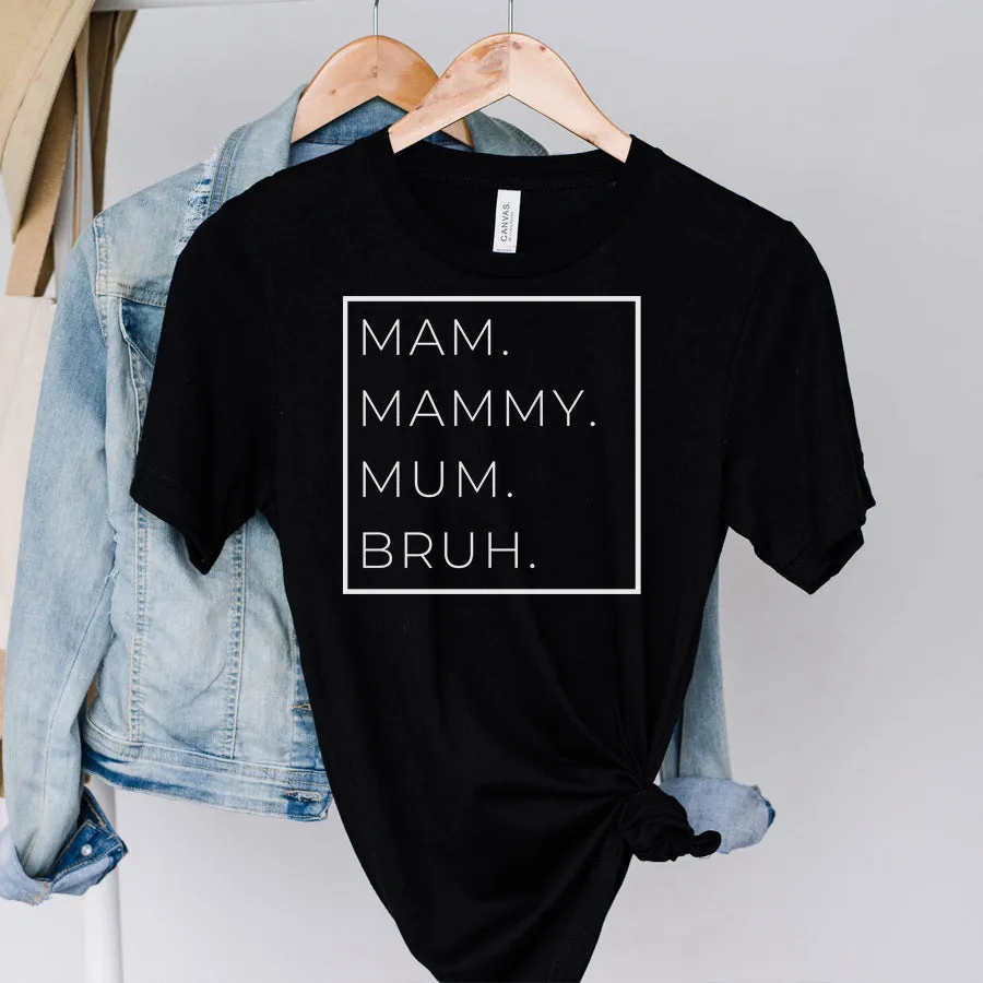Up North- Mam, Mammy, Bruh Womens T-Shirt maternity dresses promo