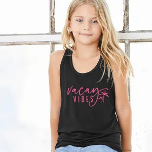 Vacay Vibes Kids Flowy Racer Vest girls pajamas promo