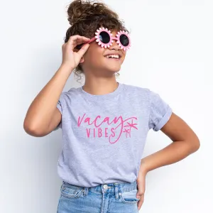 Vacay Vibes Kids T-Shirt girls pajamas promo