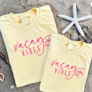 Vacay Vibes Matching Summer Butter T-Shirts maternity leggings online