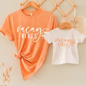 Vacay Vibes Matching Summer T-Shirts discount mum dresses