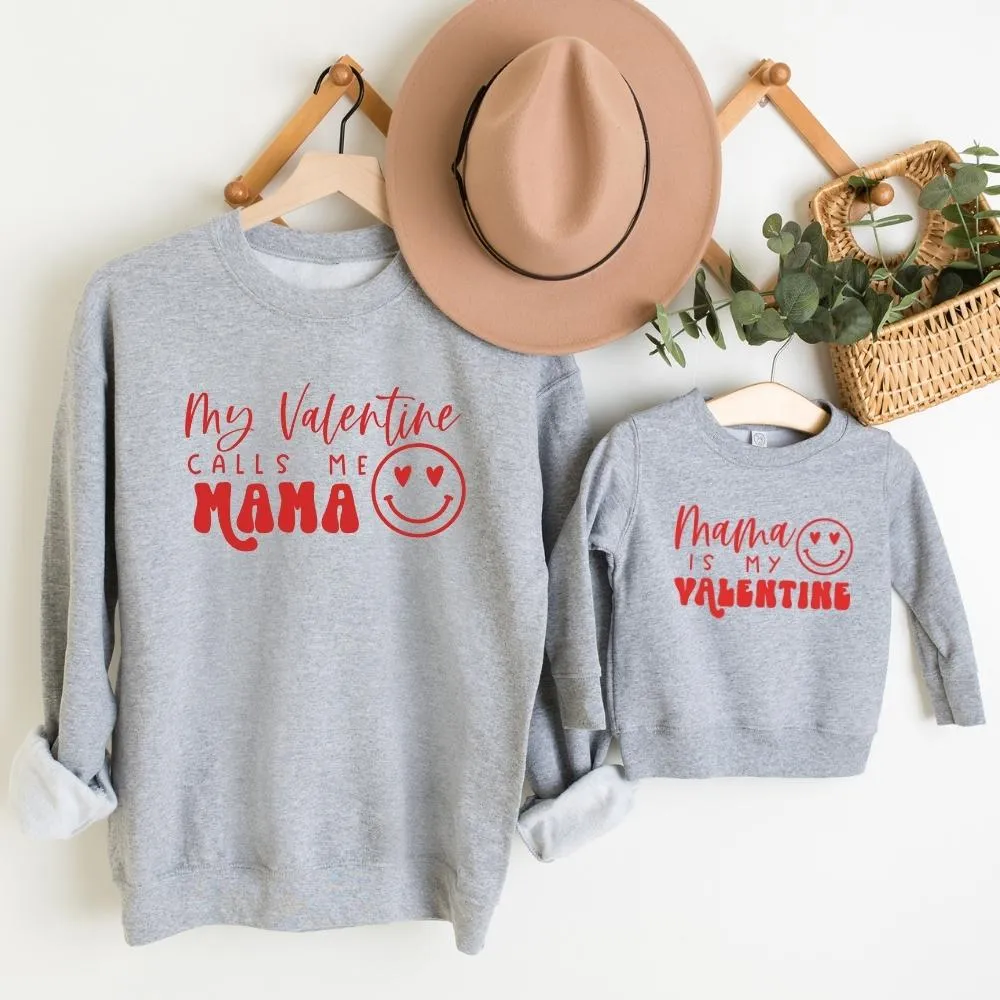 Valentines Call Me Mama Matching Sweatshirts breastfeeding tops cheap