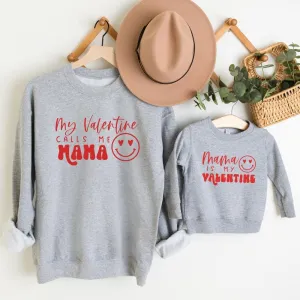 Valentines Call Me Mama Matching Sweatshirts breastfeeding tops cheap