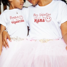 Valentines Call Me Mama Matching T-Shirts baby bump outfits discount