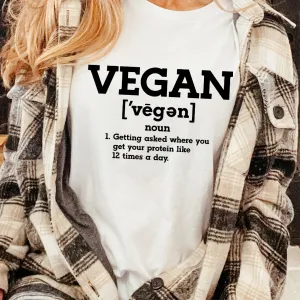 Vegan Definition T-Shirt maternity dresses promo