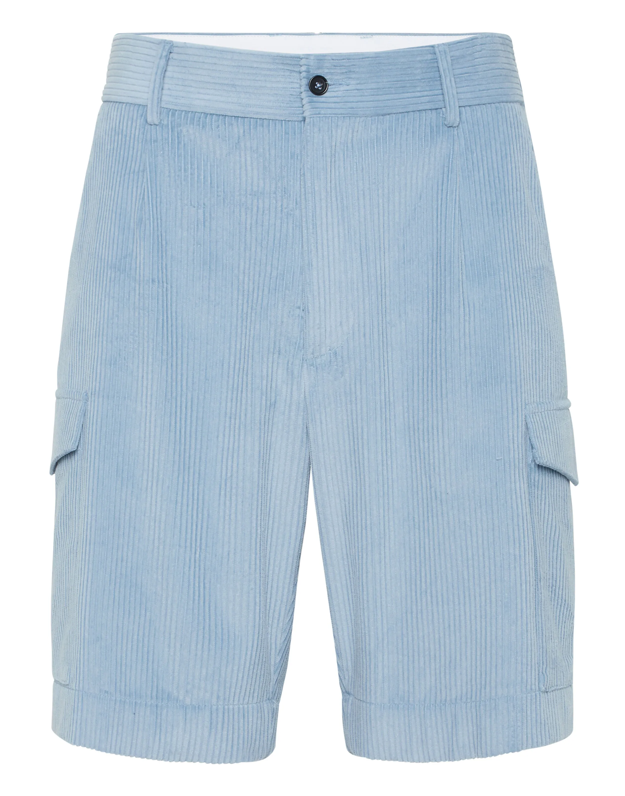 Velvet Gabardine Short Cargo Trousers Cool Kid Fit