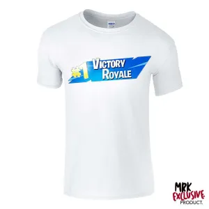 Victory Royale Gaming Legend Kid & Adult White Tee (MRK X) boys apparel promo code