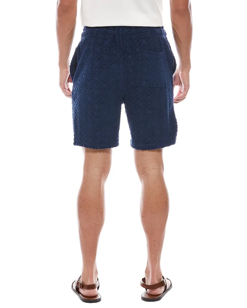 Vintage Summer Jacquard Towel Terry Short