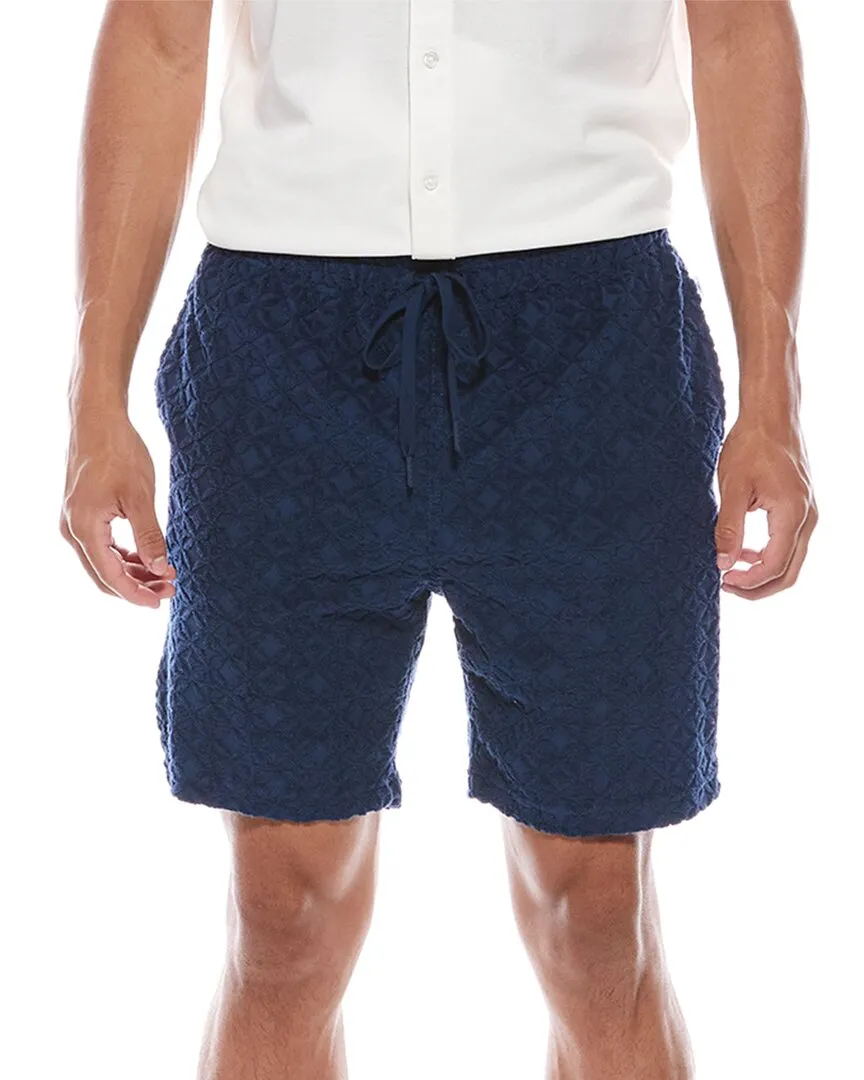 Vintage Summer Jacquard Towel Terry Short