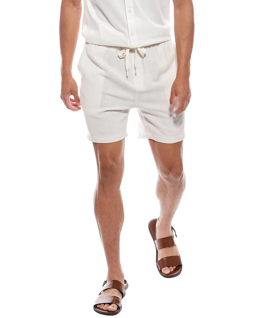 Vintage Summer Linen-Blend Short