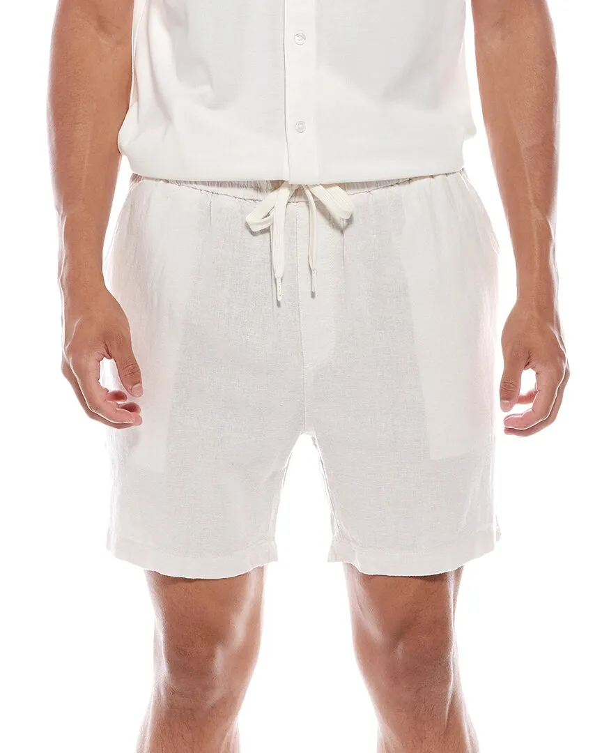 Vintage Summer Linen-Blend Short