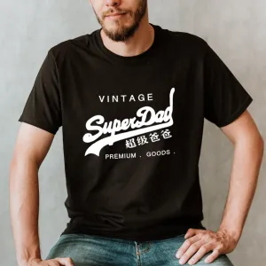 Vintage Superdad T-Shirt dad bod shirts discount