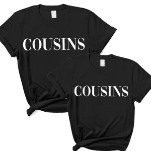 Vogue Cousins T-Shirts Black boys fashion clearance