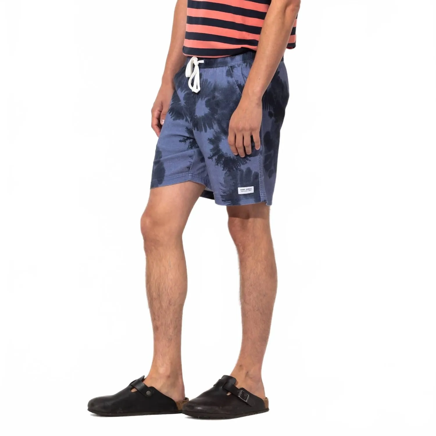 Washed Up Elastic Walkshort In Moon Light