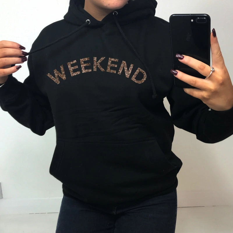 Weekend Leopard Print Hoodie (MRK X)
