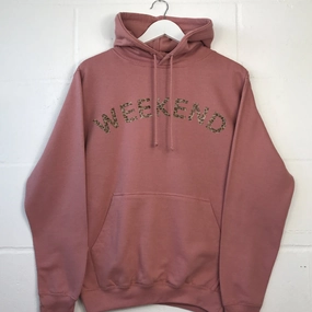 Weekend Leopard Print Hoodie (MRK X) mum jeans promo