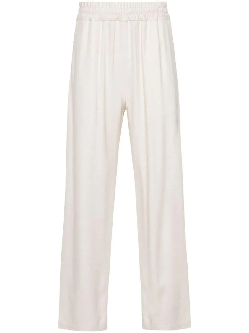 White Linen Trousers