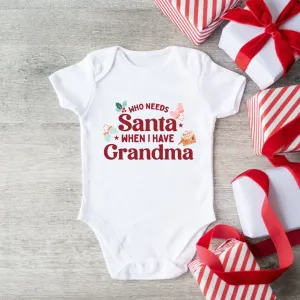 Who Needs Santa Baby Vest cheap baby clothes online