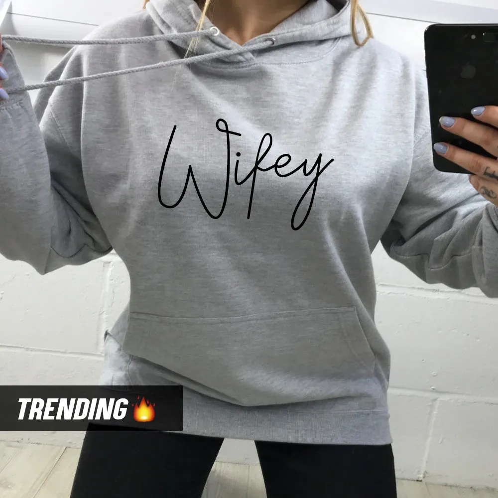 Wifey Script Hoodie (MRK X)