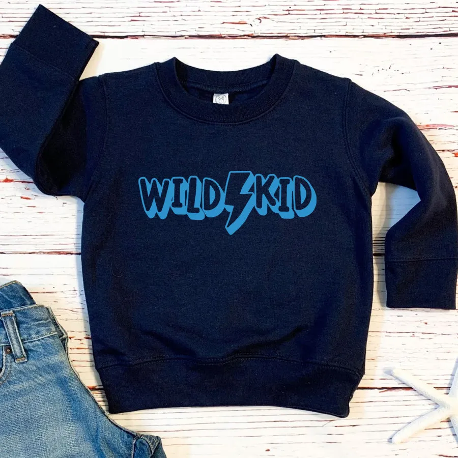 Wild Kid Lightning Kids Sweatshirt girls skirts clearance
