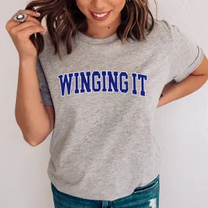 Winging It Varsity T-Shirt maternity dresses promo