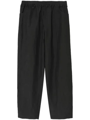 Wool-Linen Blend Trousers cheap bottoms online shop