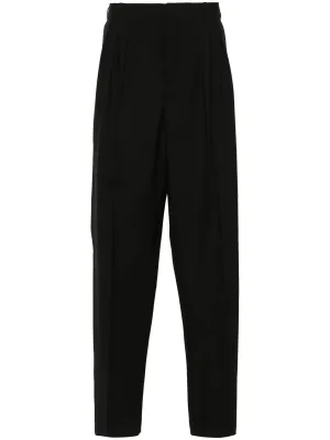 Wool Pleated Tailored Trousers cheap bottoms online shop