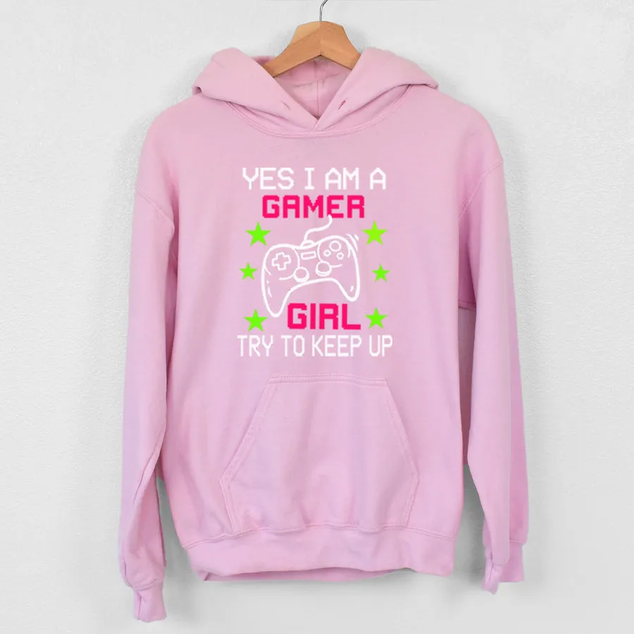 Yes I'm A Gamer Girl Hoodie girls skirts clearance