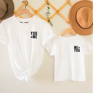 You   Me Dad Matching T-Shirts - White fathers day sale outfits