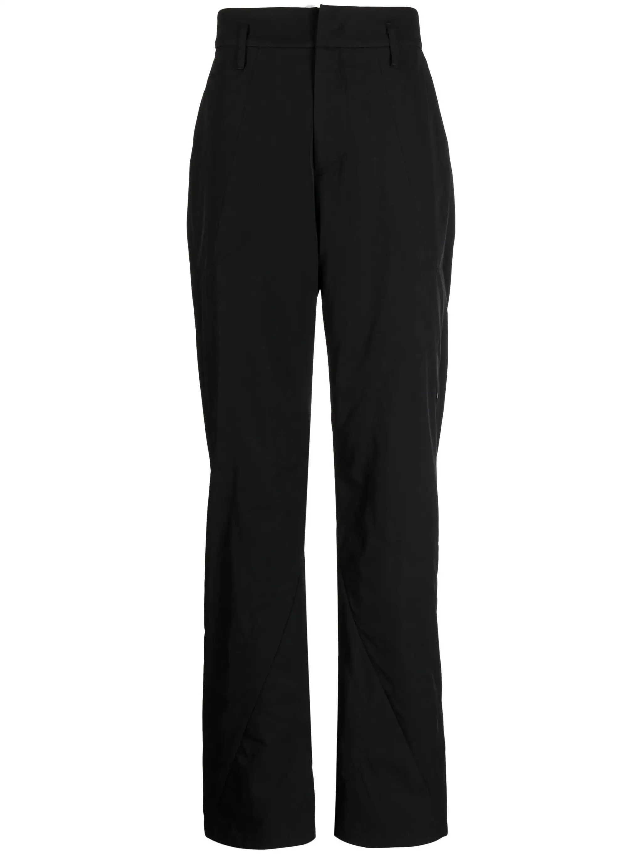 Zip-Detail High-Waist Trousers cheap bottoms online shop