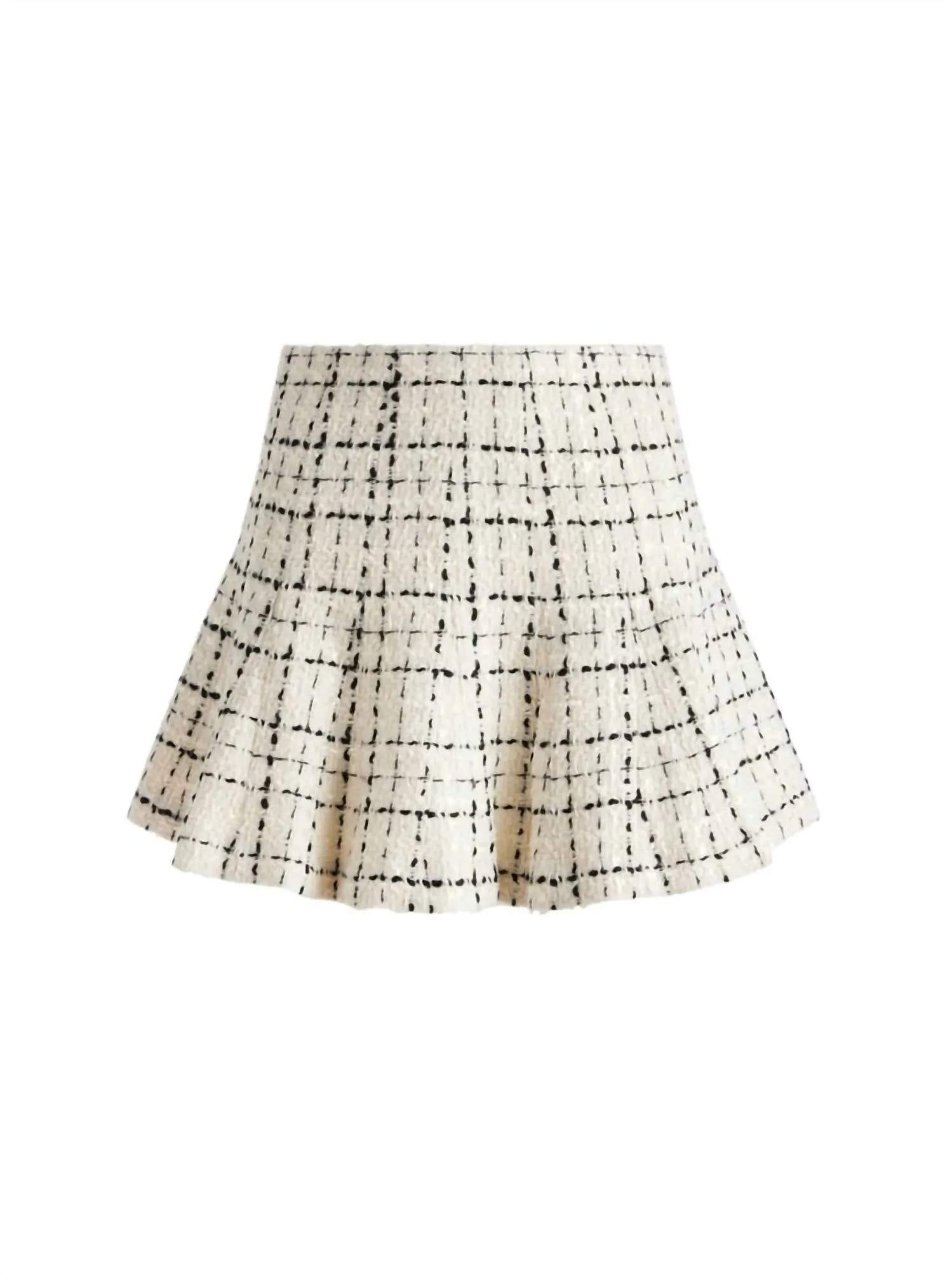 Zona Mini Skirt In Off White / Black